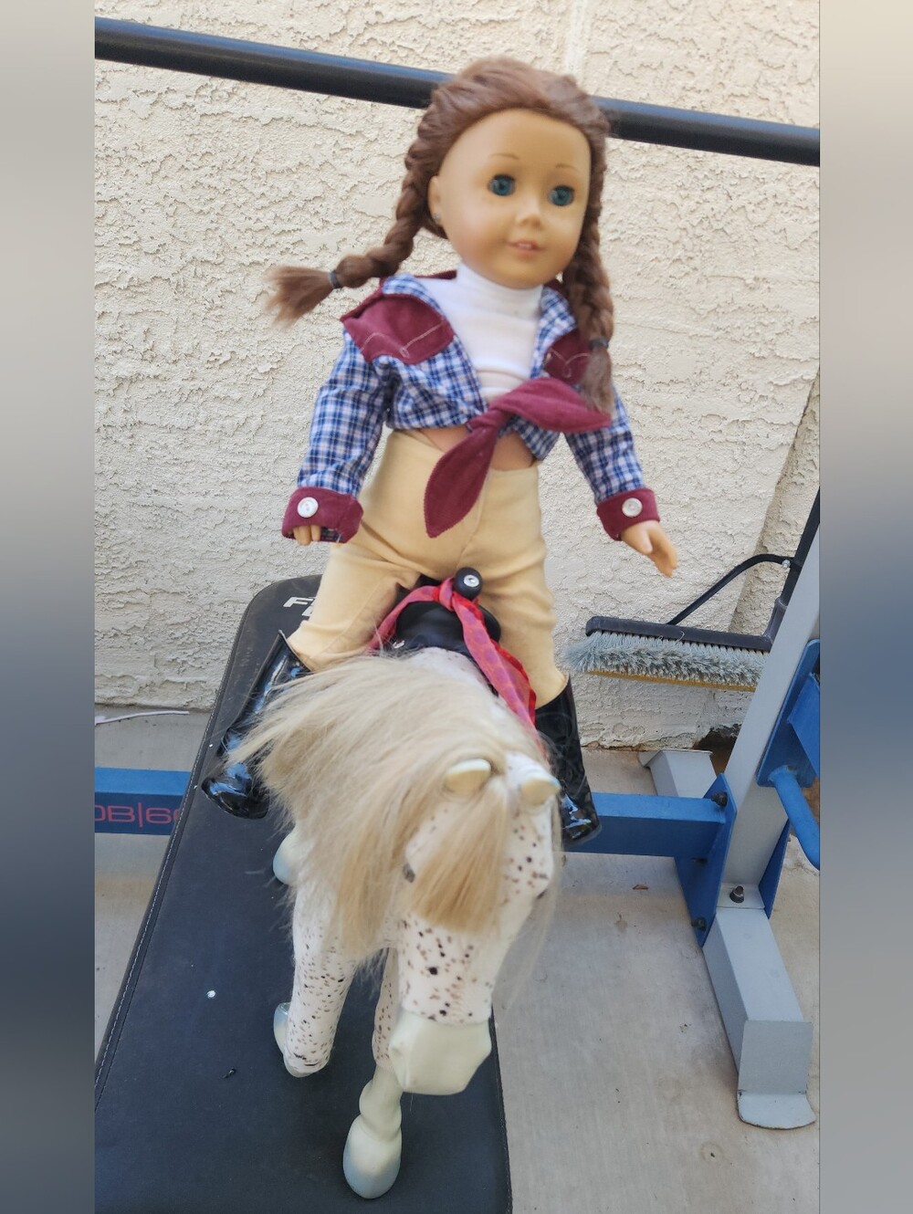 - AMERICAN GIRL DOLL And SAIGE HORSE~BRIDLE~SADDLE - Picture 8 of 10